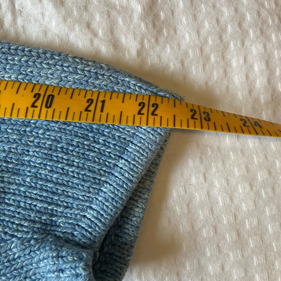 Vintage LL Bean Blue Cardigan Thick 100% Cotton size XL - Picture 8 of 9